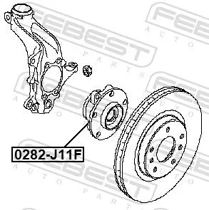 FEBEST Wheel Hub (0282-J11F)