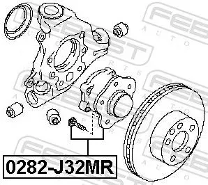 FEBEST Wheel Hub (0282-J32MR)