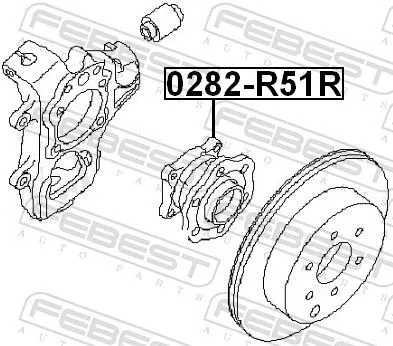 FEBEST Wheel Hub (0282-R51R)