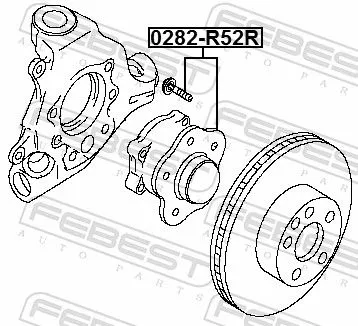 FEBEST Wheel Hub (0282-R52R)