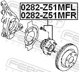 FEBEST Wheel Hub (0282-Z51MFR)