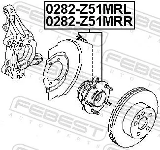 FEBEST Wheel Hub (0282-Z51MRL)