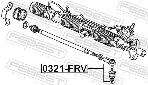 FEBEST Tie Rod End (0321-FRV)