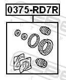 FEBEST Repair Kit, brake caliper (0375-RD7R)