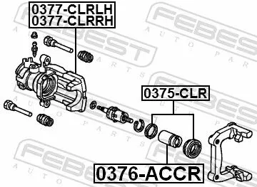 FEBEST Brake Caliper (0377-CLRRH)