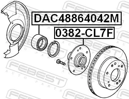 FEBEST Wheel Hub (0382-CL7F)