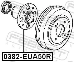 FEBEST Wheel Hub (0382-EUA50R)