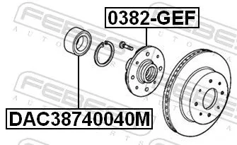 FEBEST Wheel Hub (0382-GEF)