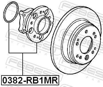 FEBEST Wheel Hub (0382-RB1MR)