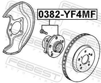 FEBEST Wheel Hub (0382-YF4MF)