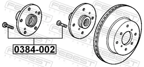 FEBEST Wheel Stud (0384-002)