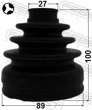 FEBEST Bellow, drive shaft (0415-CW6LHT)