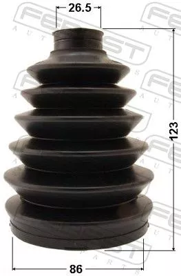 FEBEST Bellow Kit, drive shaft (0417P-KB4)
