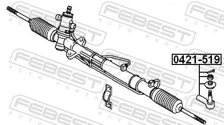 FEBEST Tie Rod End (0421-519)