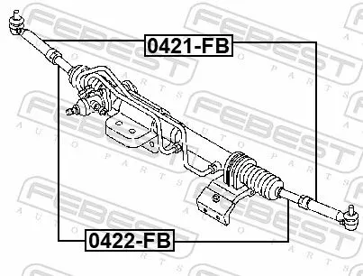 FEBEST Tie Rod End (0421-FB)