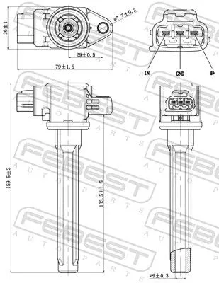 FEBEST Ignition Coil (04640-005)