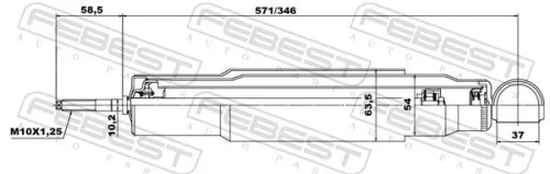 FEBEST Shock Absorber (04655699R)
