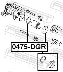 FEBEST Repair Kit, brake caliper (0475-DGR)