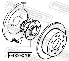 FEBEST Wheel Hub (0482-CYR)