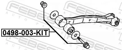 FEBEST Camber Correction Screw (0498-003-KIT)