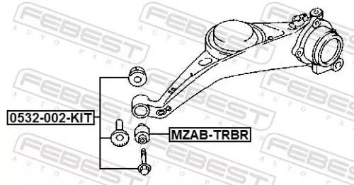 FEBEST Camber Correction Screw (0532-002-KIT)