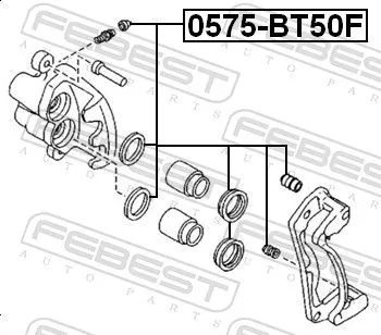 FEBEST Repair Kit, brake caliper (0575-BT50F)