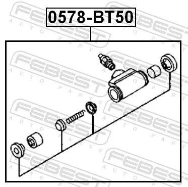 FEBEST Wheel Brake Cylinder (0578-BT50)