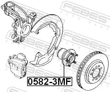 FEBEST Wheel Hub (0582-3MF)