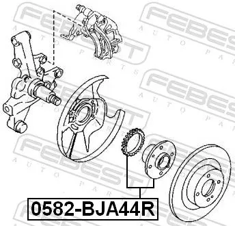 FEBEST Wheel Hub (0582-BJA44R)