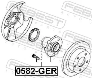 FEBEST Wheel Hub (0582-GER)