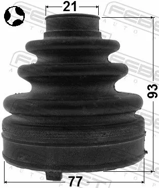FEBEST Bellow, drive shaft (0815-FORMTT)