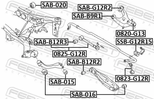 FEBEST Ball Joint (0820-G13)