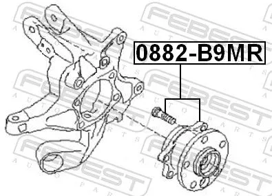 FEBEST Wheel Hub (0882-B9MR)