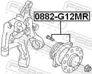 FEBEST Wheel Hub (0882-G12MR)