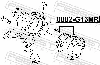 FEBEST Wheel Hub (0882-G13MR)