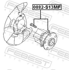 FEBEST Wheel Hub (0882-S13MF)