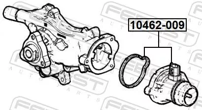 FEBEST Thermostat, coolant (10462-009)