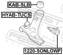 FEBEST Ball Joint (1220-SONLOWF)