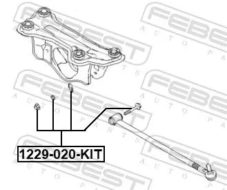 FEBEST Camber Correction Screw Set (1229-020-KIT)