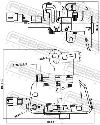 FEBEST Ignition Coil Unit (12640-012)