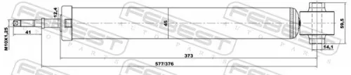 FEBEST Shock Absorber (12650810R)