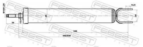 FEBEST Shock Absorber (12650915R)