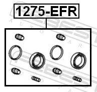 FEBEST Repair Kit, brake caliper (1275-EFR)