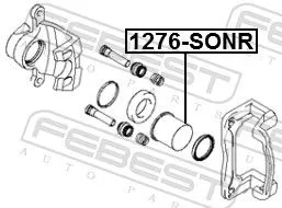 FEBEST Piston, brake caliper (1276-SONR)