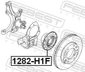 FEBEST Wheel Hub (1282-H1F)