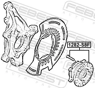 FEBEST Wheel Hub (1282-S8F)
