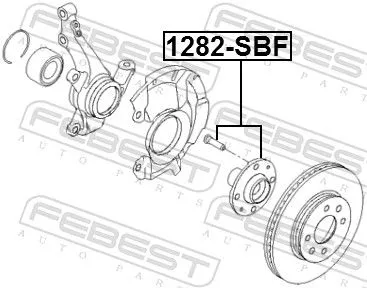 FEBEST Wheel Hub (1282-SBF)