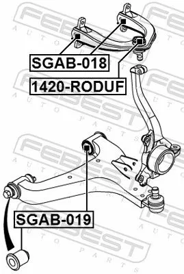 FEBEST Ball Joint (1420-RODUF)