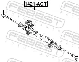 FEBEST Tie Rod End (1421-ACT)