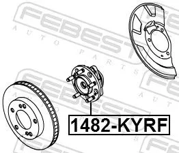 FEBEST Wheel Hub (1482-KYRF)